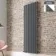 Faro Anthracite Single Flat Panel Vertical Radiator 1800x560mm
