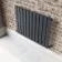 Faro Anthracite Single Flat Panel Horizontal Radiator 600x770mm