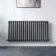 Marbella Anthracite Single Oval Panel Radiator 600x1200mm