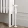 Athens White Triple Column Horizontal Traditional Radiator 300x1010mm