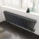 Athens Anthracite Triple Column Horizontal Traditional Radiator 450x1190mm