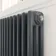 Athens Anthracite Triple Column Horizontal Traditional Radiator 450x1190mm
