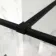 Munich Matt Black Framed Easy Clean 8mm Wet Room Shower Glass Panel 1400mm