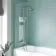 4mm P Shaped Bath Screen