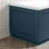 Traditional Navy Blue Wooden Bath End Panel 680mm