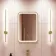 Olivia Brushed Brass Illuminated LED Mirror 600x400mm