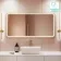 Olivia Brushed Brass Illuminated LED Mirror 600x1200mm