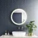 Mollie Brushed Brass Round Illuminated LED Mirror 600mm