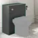 Capri Slate Grey Back To Wall Toilet Unit 600mm