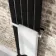 Chrome Towel Hanger 380mm for Single Flat Panel Radiator