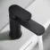 Anker Matt Black Basin & Shower Bath Mixer Tap Set