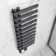 Palermo Electric Anthracite Designer Heated Towel Rail 1200x450mm