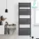 Santorini Electric Anthracite Flat Panel Heated Towel Rail 1600x600mm
