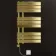 Seville Electric Brushed Brass Designer Flat Panel Heated Towel Rail 800x450mm