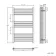 Barcelona Electric Brushed Brass Straight Heated Towel Rail 1000x600mm