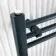Barcelona Electric Inky Blue Straight Heated Towel Rail 800x500mm