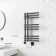 Madrid Electric Anthracite Designer Heated Towel Rail 800x450mm