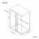 Stockholm Easy Clean 8mm Frameless Sliding Shower Enclosure 1400x800mm
