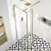 Munich Brushed Brass Framed 8mm Wet Room Shower Glass 700mm & 250mm Return Panel