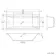 Durham 1800x800 Square Double Ended Bath