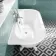 Harrow 1700mm Back To Wall Roll Top Bath - White Ball Feet