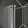 Hereford 1700x700 Square Shower Bath & 6mm Easy Clean Screen with Rail