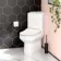 Denver Rimless Fully Back to Wall Close Coupled Corner Toilet With Soft Close Slim Seat