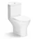 Orlando Rimless Close Coupled Corner Toilet With Soft Close Seat