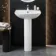 Atlanta Fully Back to Wall Close Coupled Toilet & Pedestal Basin Set