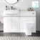 Foster Gloss White Combination Vanity Basin and Atlanta Toilet 1200mm