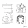 Monaco Graphite Grey Combination Vanity Traditional Basin and Seattle Toilet 1500mm