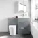 Avon Stone Grey Combination Basin Drawer and Boston Toilet 1100mm