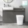 Foster Tungsten Grey Combination Vanity Basin with Marble Top & Houston Toilet 1200mm