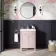 Bermuda Cashmere Pink Basin Vanity 600mm