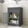 Milos Slate Grey Vanity with Troy Basin 600mm - Traditional Handles