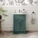Milos Mystic Green Basin Vanity 500mm - Traditional Handles