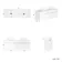 Trent Gloss White Double Wall Hung Drawer Vanity with Marble Top & Oval Counter Top Basin 1200mm