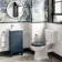 Bermuda Inky Blue Cloakroom Basin Vanity 400mm
