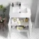 Mersey Gloss White Basin Vanity and Back To Wall Unit 1100mm -Excludes Toilet