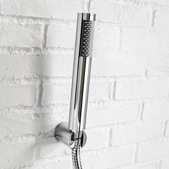 Lusk Chrome Bath Filler & Handheld Shower