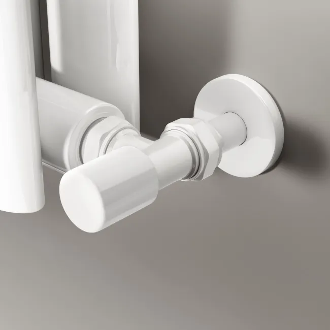 Marbella White Double Oval Panel Radiator 1800x600mm