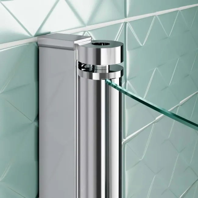 4mm P Shaped Bath Screen