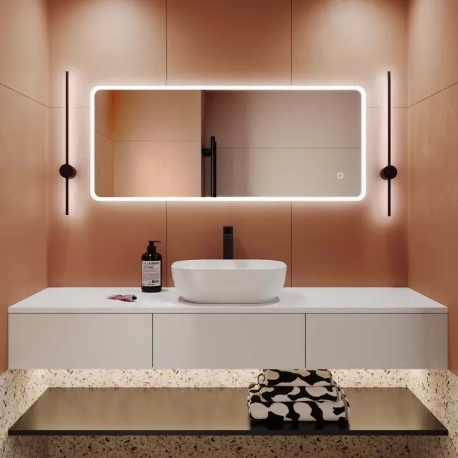 Evelyn Large Illuminated LED Mirror 500x1200mm