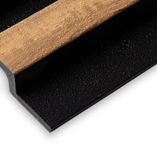 Trepanel Aqua 3D® Waterproof Brown Wood Slat Wall Panel 3 Pack (Covers 0.87 SQM)