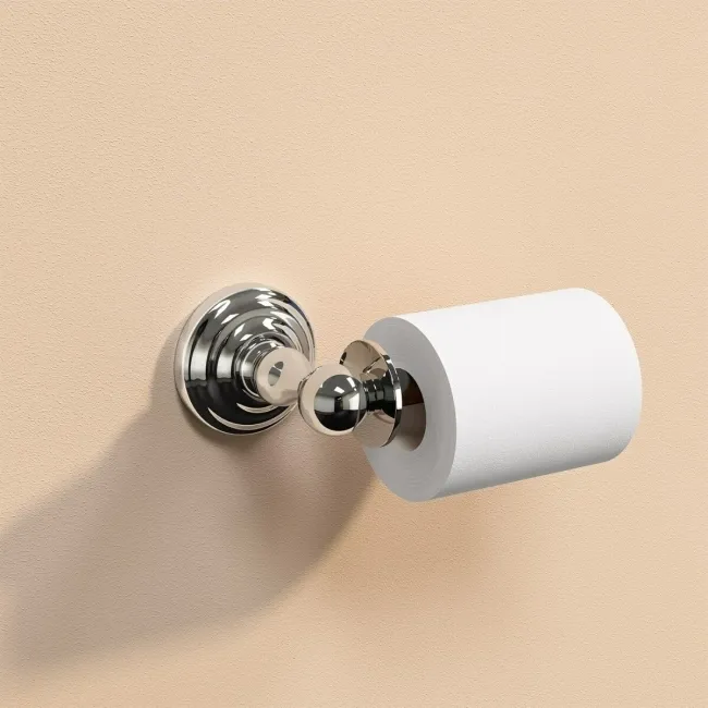 Eleanor Traditional Chrome Toilet Roll Holder