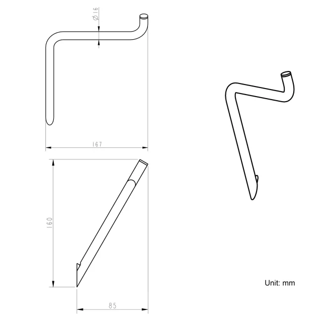 Freya Matt Black Toilet Roll Holder