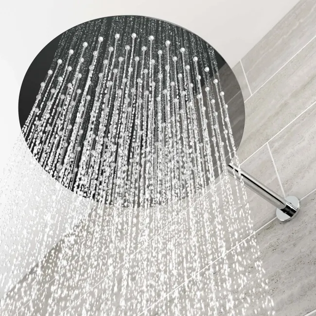 Ballina Premium Chrome Round Thermostatic Shower Set - 300mm Head