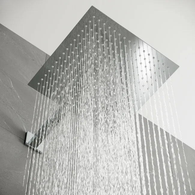 Galway Premium Chrome Square Thermostatic Shower Set - 300mm Head