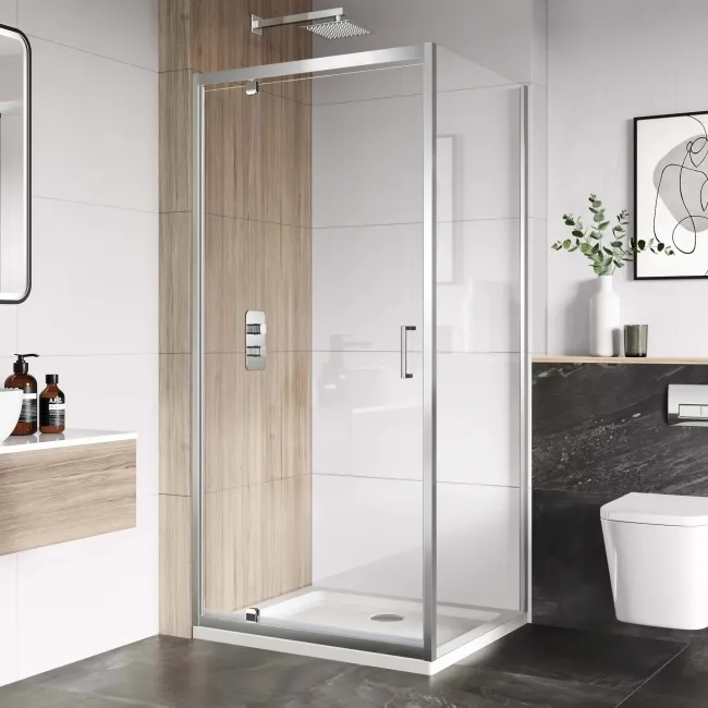 London 6mm Pivot Shower Enclosure 900x700mm