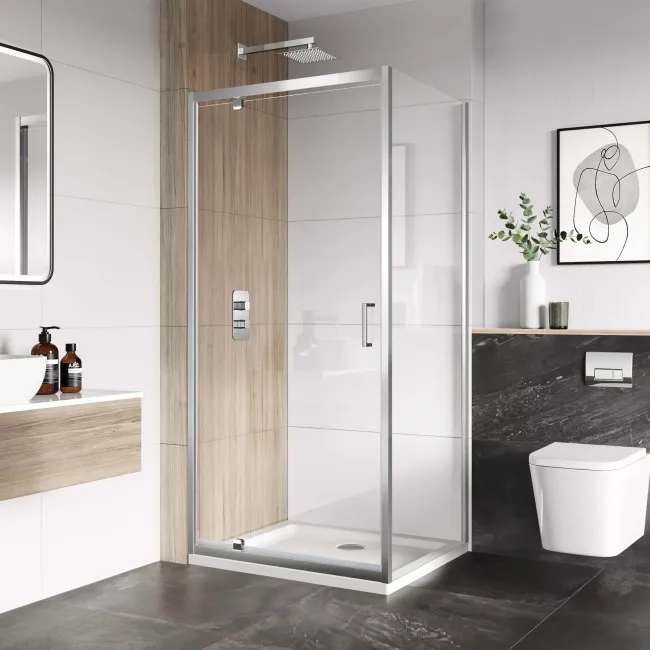 London 6mm Pivot Shower Enclosure 900x700mm